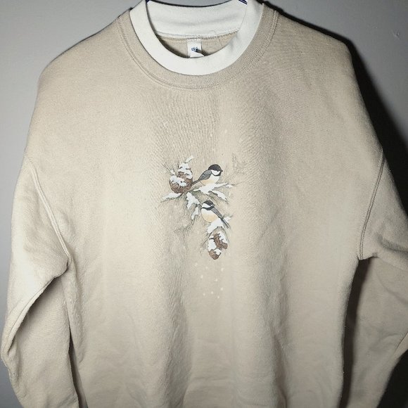 Chickadee Women's Sweat Shirt Gently Warn - Picture 1 of 3